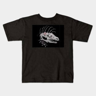 Punk Dog Skeleton Kids T-Shirt